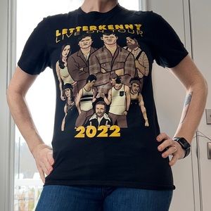 Letterkenny EXCLUSIVE “LIVE ON TOUR 2022” UNISEX T-shirt Size Small